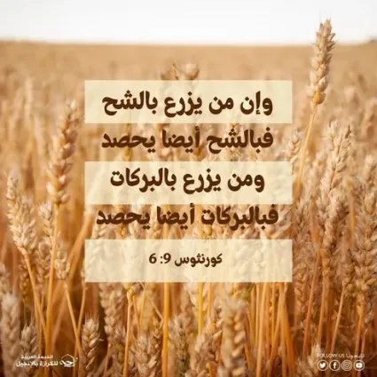 ازرع بسخاء لتحصد بركة